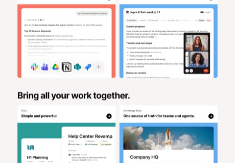 Notion homepage capture