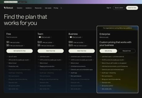 Retool pricing capture